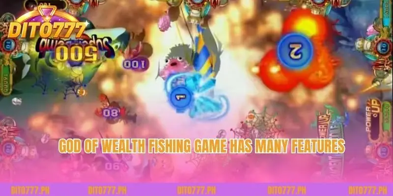 God of Wealth Fishing Game has many features