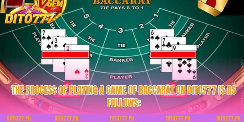 Basic rules of playing Baccarat online on Dito777.