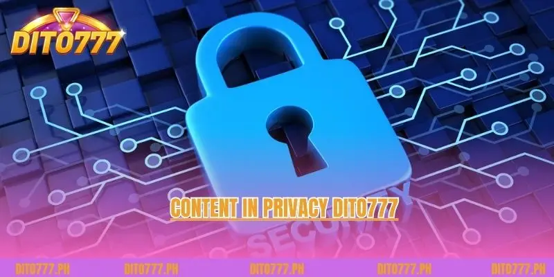 Content in Privacy Dito777